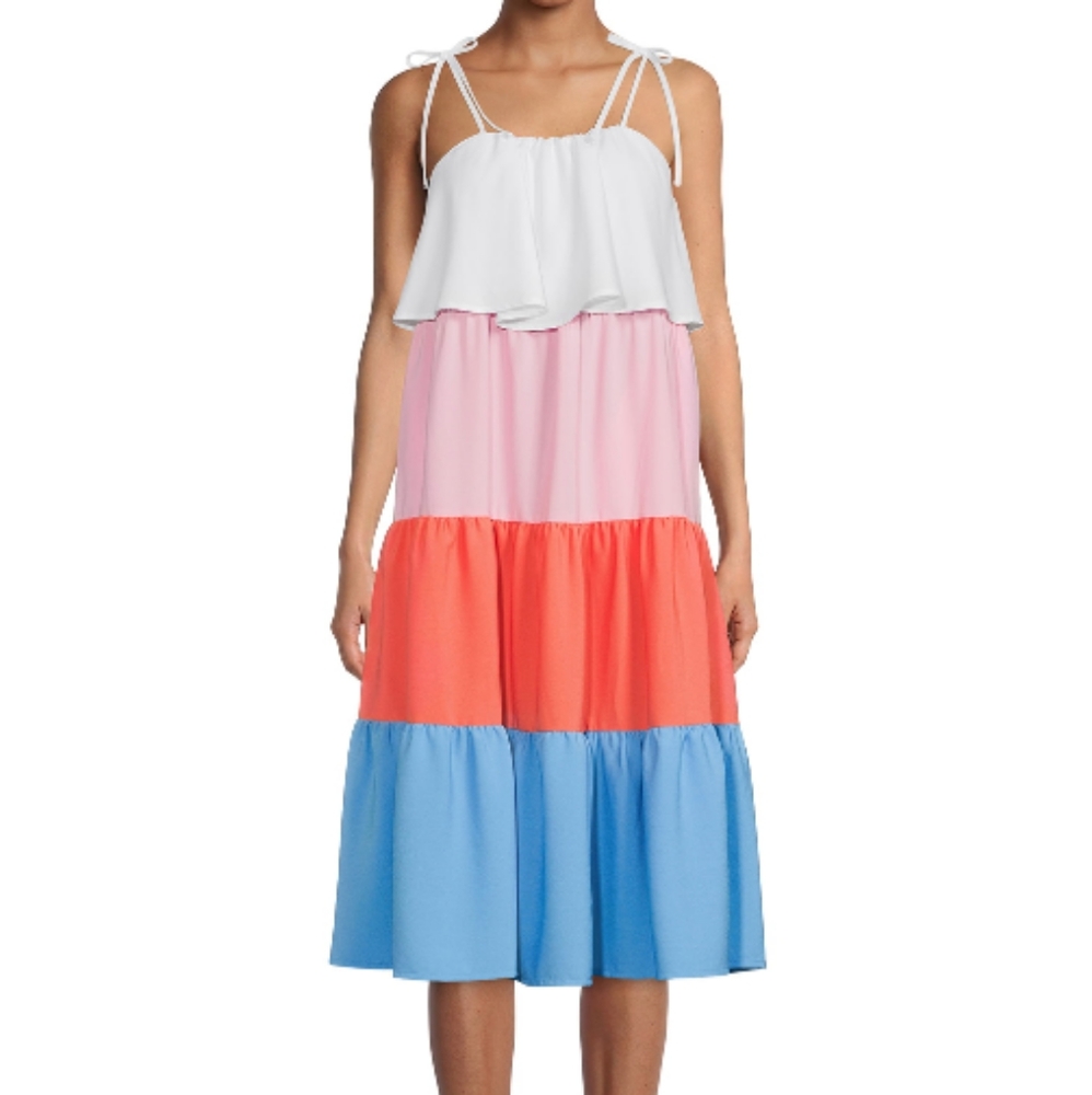 Boho, Flowey string top strap dress